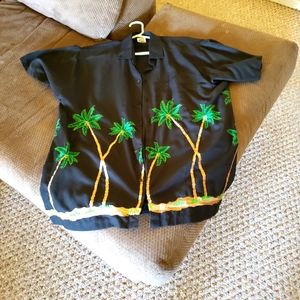 MENS BEACH SHIRT TROPICAL HAWAII